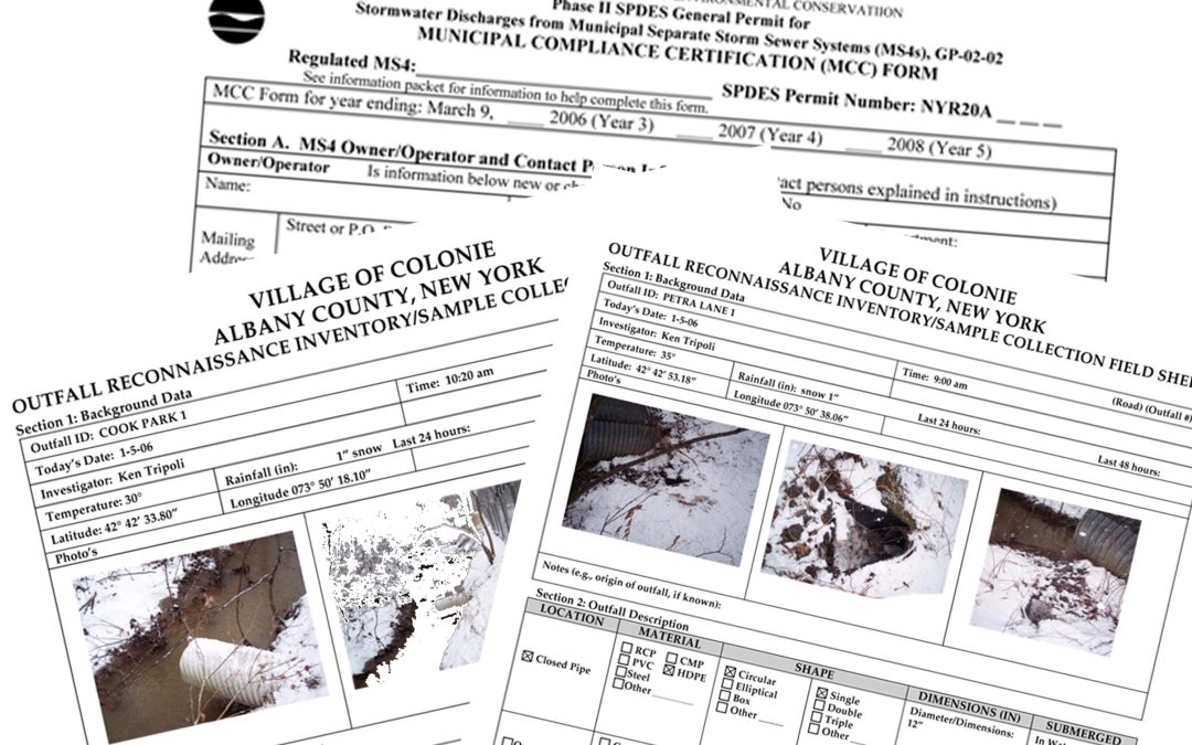 MS4 Compliance Phase II. Village of Colonie, New York.