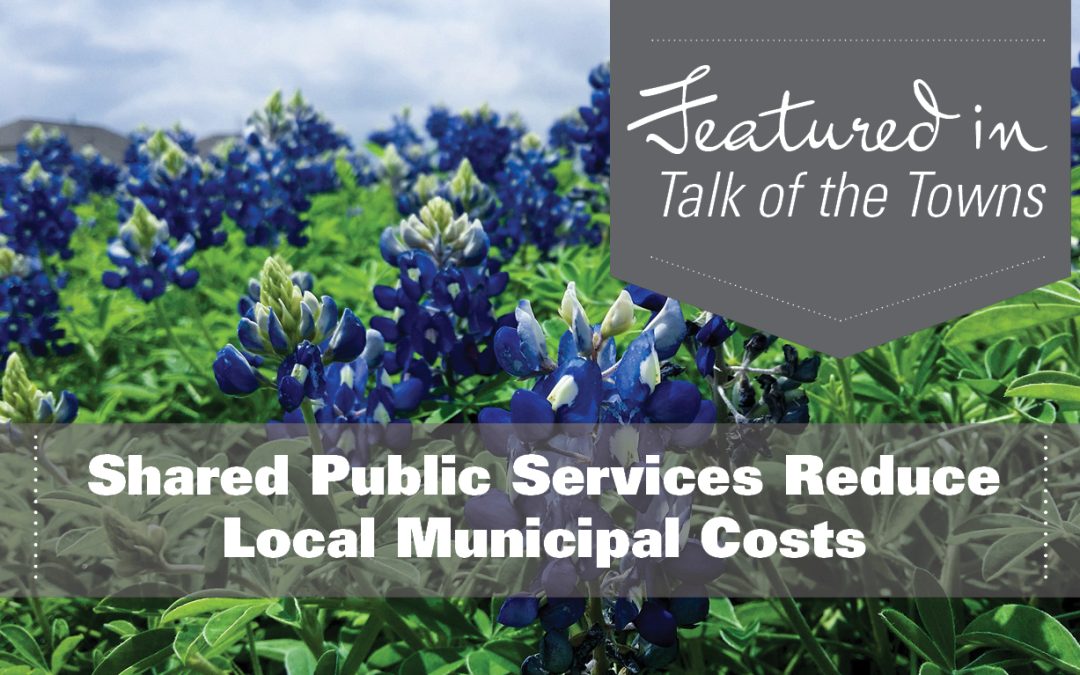 Shared Public Services Reduce Local Municipal Costs