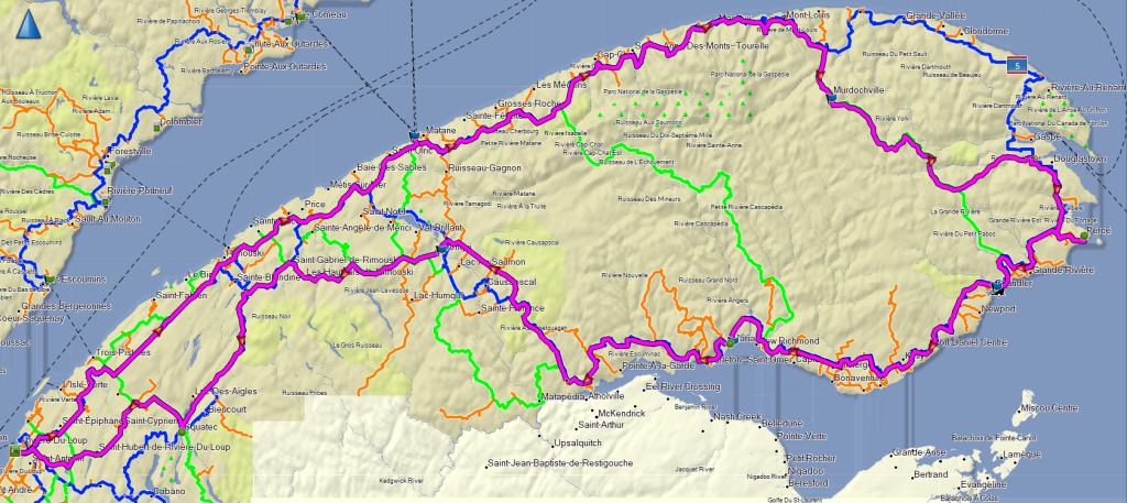The Great Gaspe Snowmobile Tour